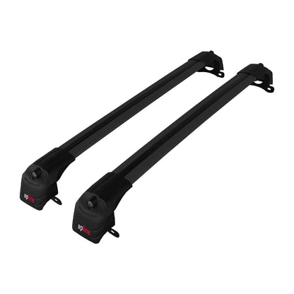 Compatible avec Honda CR-V 4 2012-2016 ACE-2 modèle Barres de Toit Railing Porte-Bagages de Voiture Noir Aluminium Barres