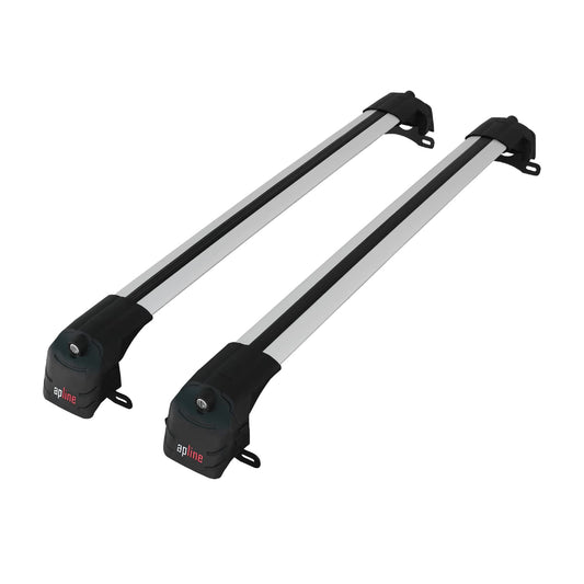 Compatible avec Cadillac XT5 2016-2024 ACE-2 modèle Barres de Toit Railing Porte-Bagages de Voiture Gris Aluminium Barres