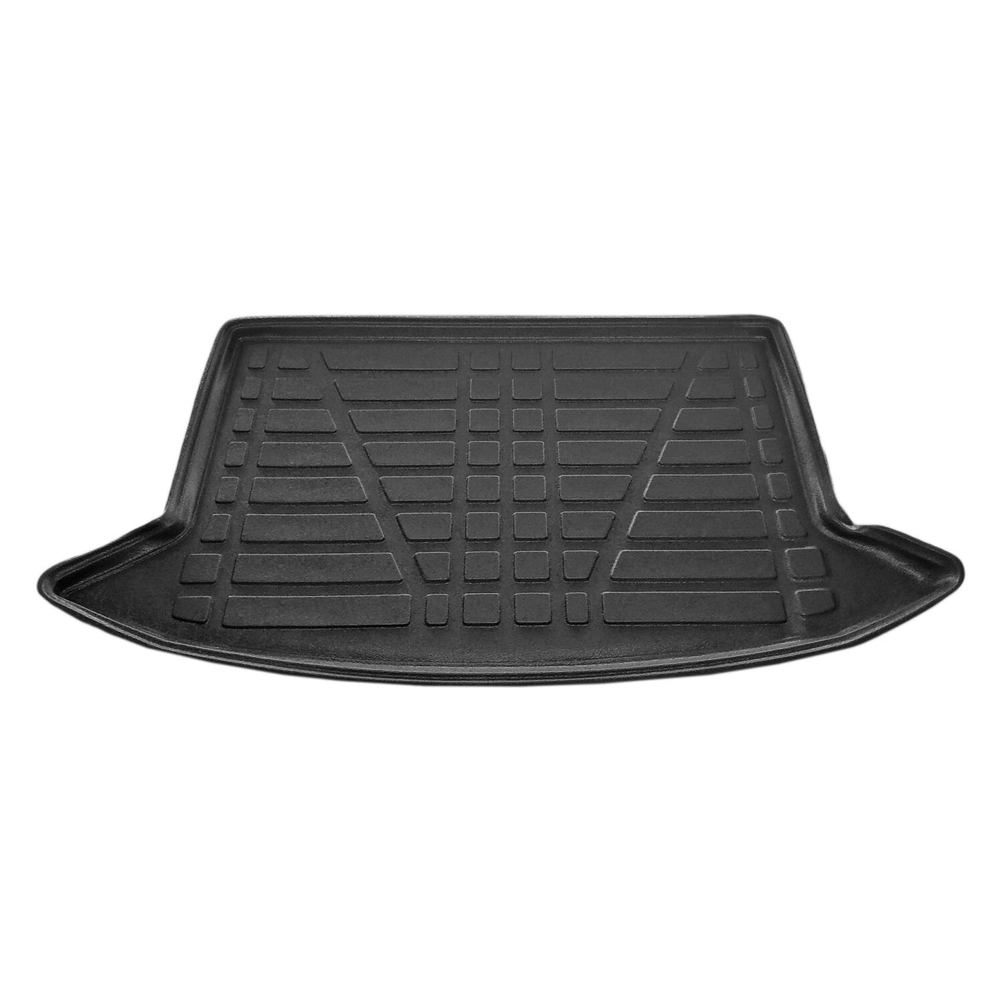 Compatible with Hyundai Kona (OS) 2017-2022 Flexible Trunk Mats Cargo Liner Black