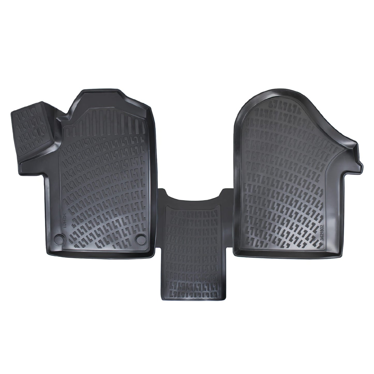 Compatible avec Mercedes Viano 3 (W447) 2014-2025 4D Tapis de Voiture Noir