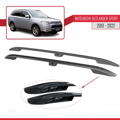 Compatible avec Mitsubishi Outlander Sport (GA) 2010-2022 (Empattement Court L1/H1) Rails de Toit Porte-bagages sur le Toit Noir