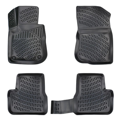 Compatible avec Peugeot 2008 (A94) 2013-2019 4D Tapis de Voiture Noir
