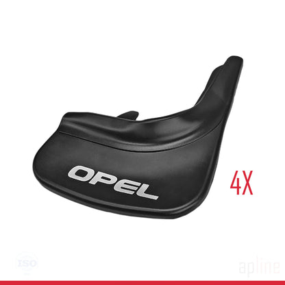 Compatible avec Opel Jeu de Bavettes Garde-boue Avant et Arrière de Voiture 4 Pcs Noir