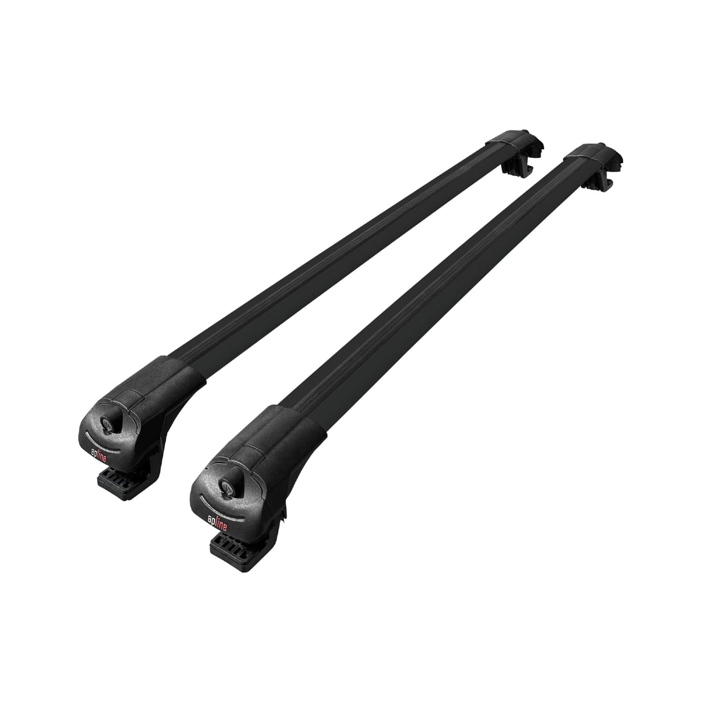 Compatible with Renault Duster (HS) Post-Facelift 2014-2017 ACE-1 Car Roof Rack Cross Bar Black Aluminium 2 Bars