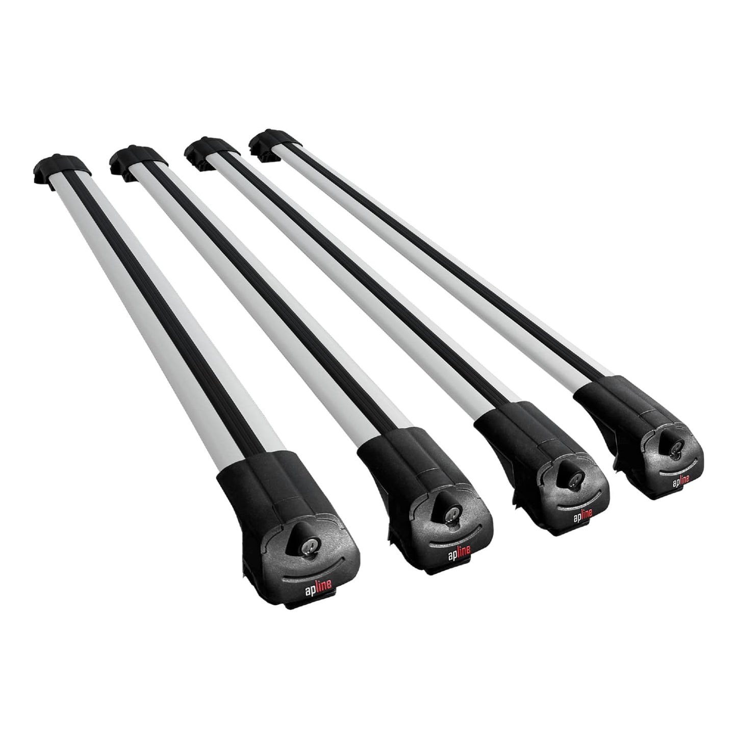 Compatible avec Mercedes Vaneo (W414) 2002-2005 ACE-1 Barres de Toit Railing Porte-Bagages de Voiture Gris Aluminium 4 Barres