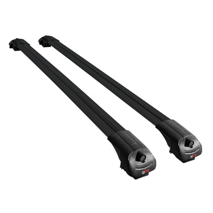 Compatible avec Jeep Cherokee 4 (KK) 2008-2013 ACE-1 Barres de Toit Railing Porte-Bagages de Voiture Noir Aluminium 2 Barres
