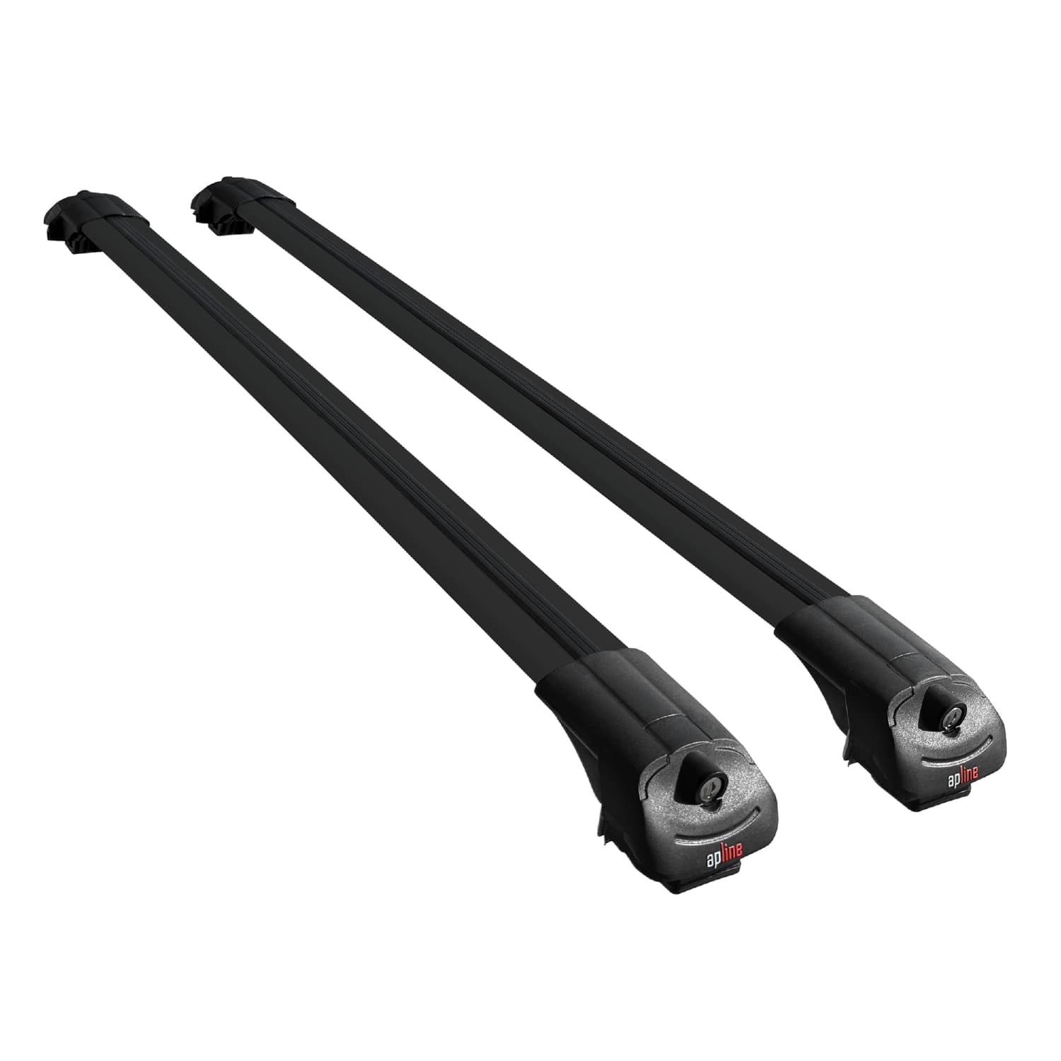 Compatible avec Audi A6 Avant 2001-2005 ACE-1 Barres de Toit Railing Porte-Bagages de Voiture Noir Aluminium 2 Barres