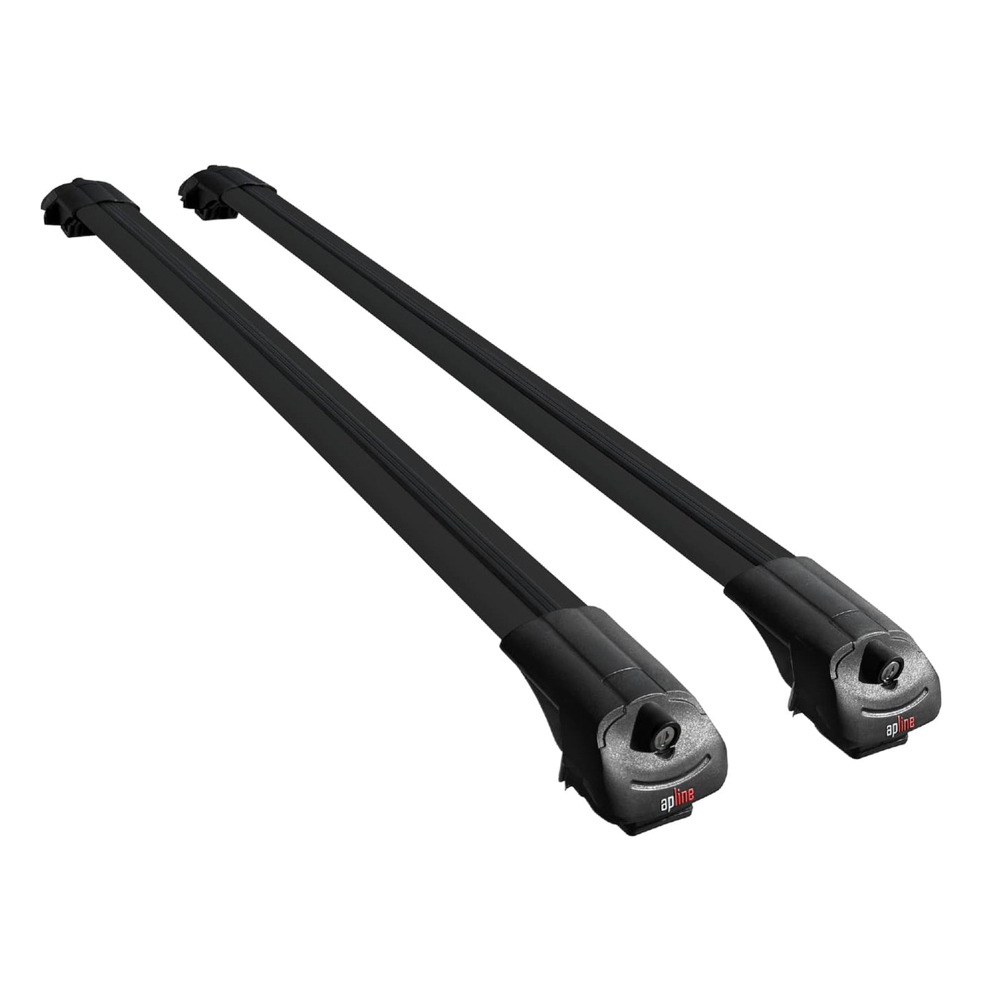 Compatible avec Mercedes Metris (W447) 2014-2025 ACE-1 Barres de Toit Railing Porte-Bagages de Voiture Noir Aluminium 2 Barres