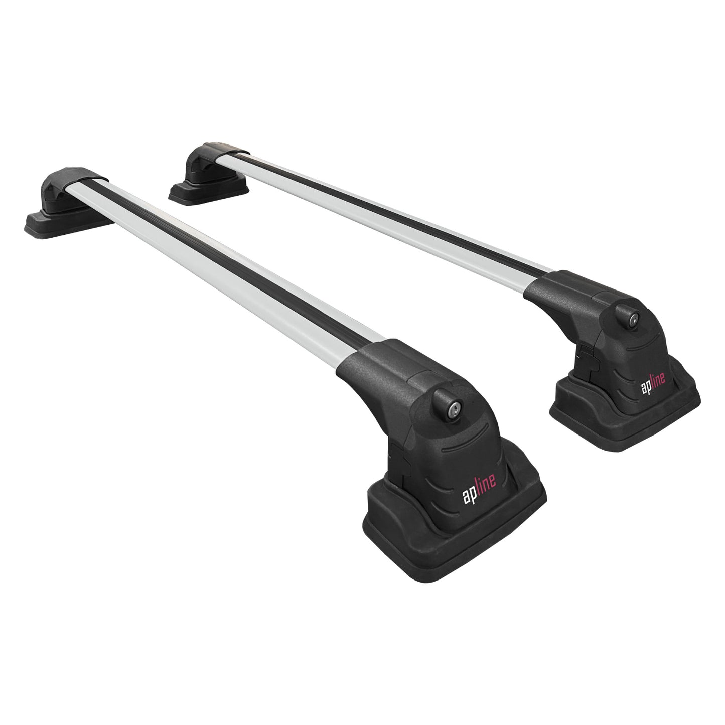 Compatible avec BMW Série 1 (F21) 2012-2019 ACE-3 Barres de Toit Railing Porte-Bagages de Voiture Gris Aluminium 2 Barres