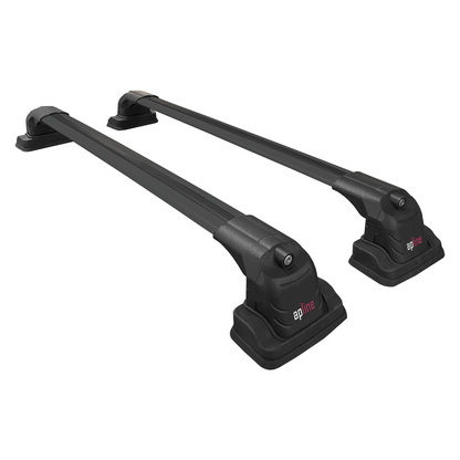 Compatible avec Citroen Berlingo 2023-2026 ACE-3 Barres de Toit Railing Porte-Bagages de Voiture Noir Aluminium 2 Barres
