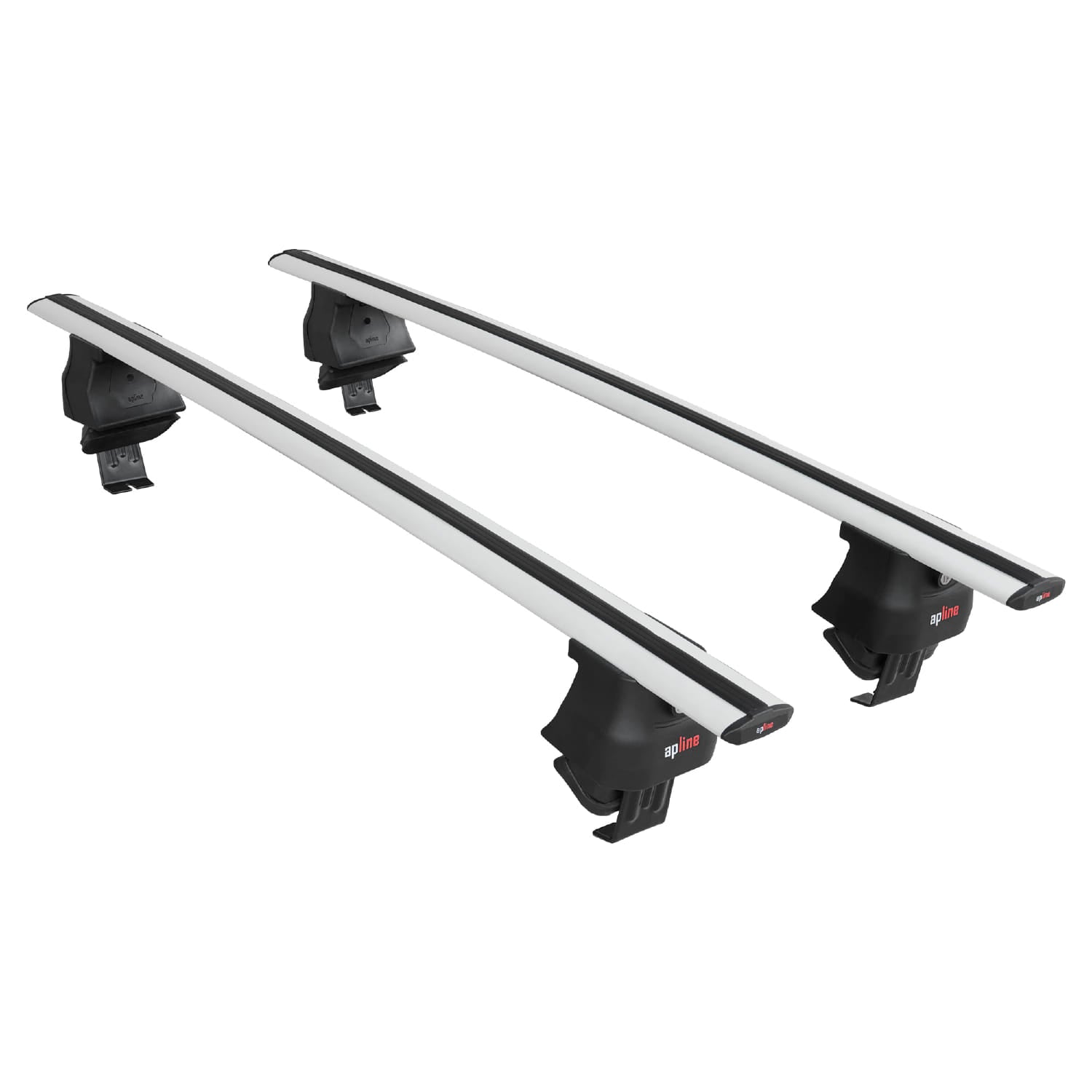 Compatible avec Ford Fiesta 5 2002-2008 ACE-4 Barres de Toit Railing Porte-Bagages de Voiture Gris Aluminium 2 Barres
