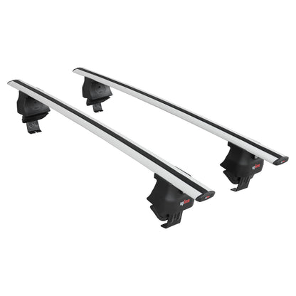 Compatible avec Hyundai i10 II (IA) Post-Facelift 2017-2019 ACE-4 Barres de Toit Railing Porte-Bagages de Voiture Gris Aluminium 2 Barres