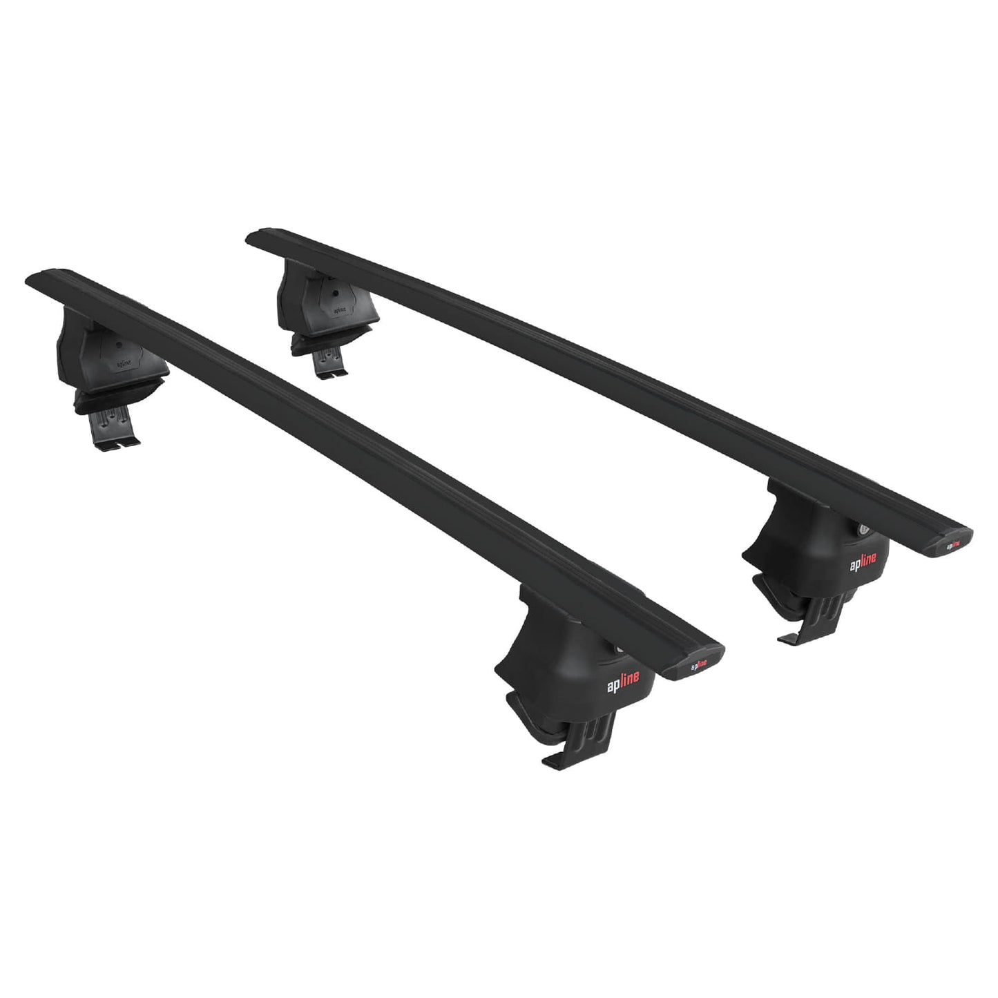 Compatible avec Suzuki Alto (HA25) 2009-2014 ACE-4 Barres de Toit Railing Porte-Bagages de Voiture Noir Aluminium 2 Barres