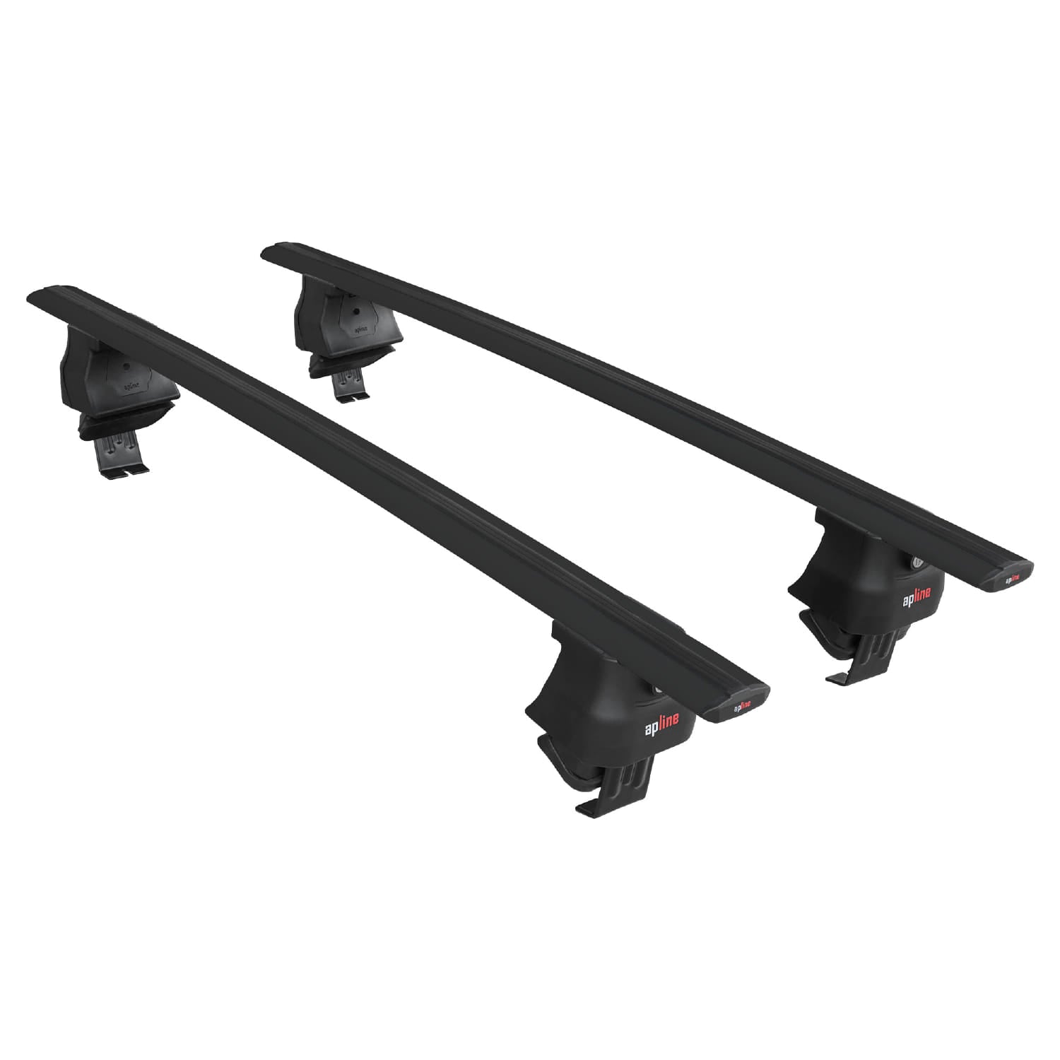 Compatible avec Mini Cooper (F55) 2014-2024 ACE-4 Barres de Toit Railing Porte-Bagages de Voiture Noir Aluminium 2 Barres