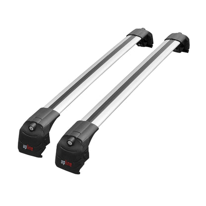 Compatible avec Q7 (4L) 2006-2015 ACE-2 Barres de Toit Railing Porte-Bagages de Voiture Gris Aluminium 2 Barres
