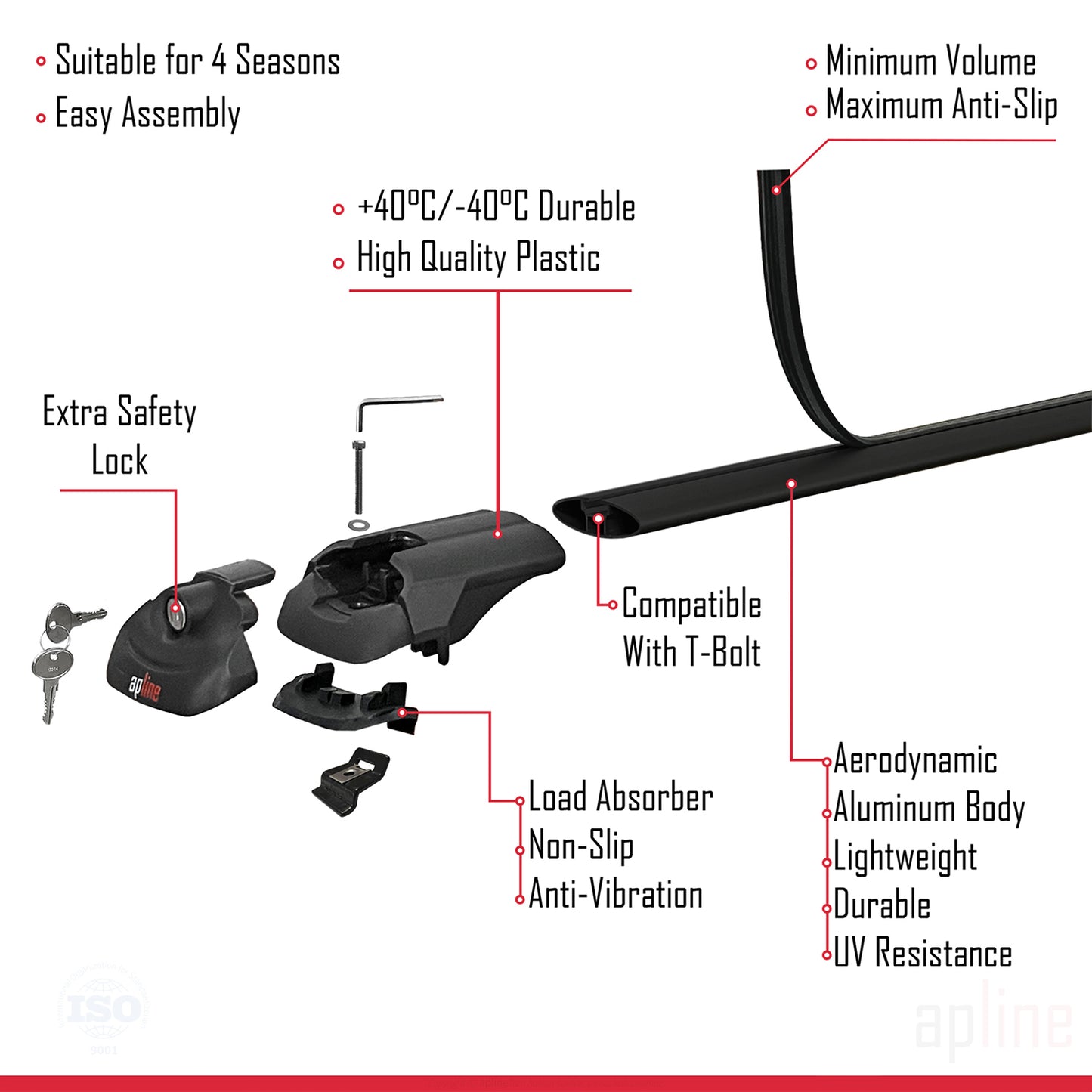 Compatible avec Citroen Grand C4 Space Tourer 2018-2022 ACE-1 Barres de Toit Railing Porte-Bagages de Voiture Noir Aluminium 2 Barres