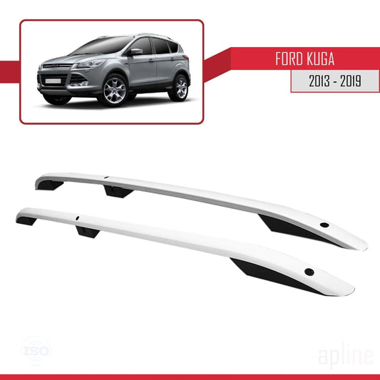 Compatible avec Ford Kuga 2 (C520) 2013-2019 (Empattement Court L1/H1) Rails de Toit Porte-bagages sur le Toit Gris