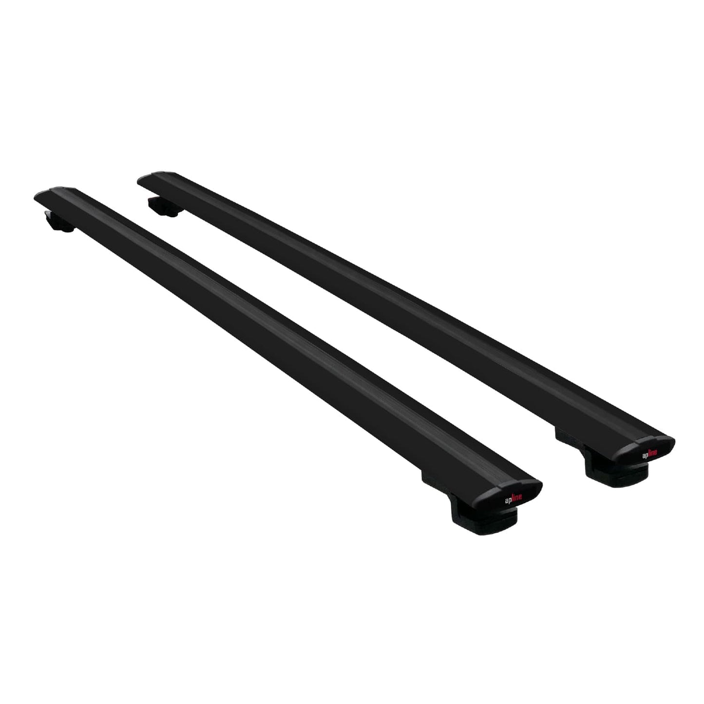 Compatible avec Kia Mohave 2 (HM2) 2020-2024 BASIC Model Barres de Toit Railing Porte-Bagages de Voiture Noir Aluminium 2 Barres