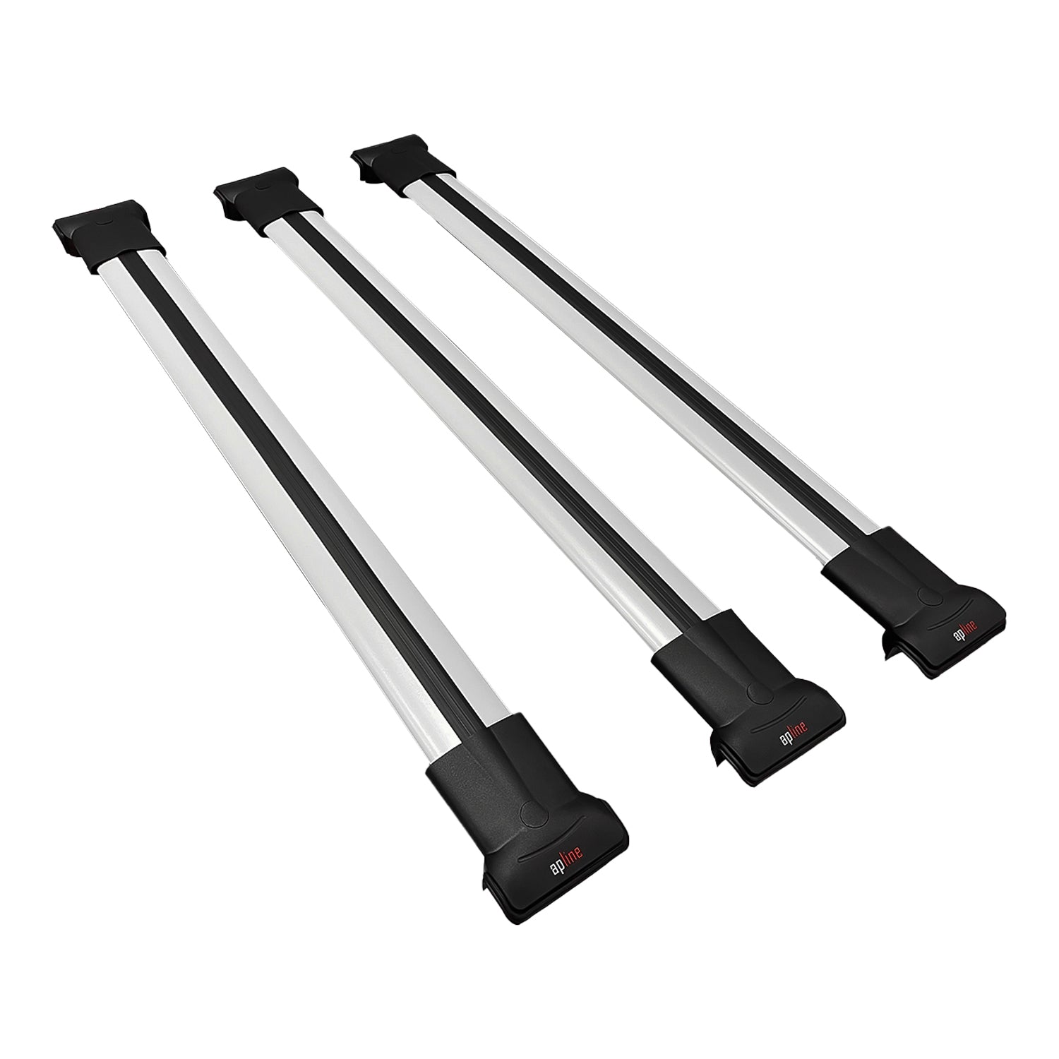 Compatible avec Renault Clio 3 Estate 2005-2012 FLY Model Barres de Toit Railing Porte-Bagages de Voiture Gris Aluminium 3 Barres