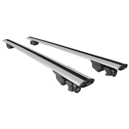 Compatible avec Mazda CX-50 2023-2025 HOOK Model Barres de Toit Railing Porte-Bagages de Voiture Gris Aluminium 2 Barres