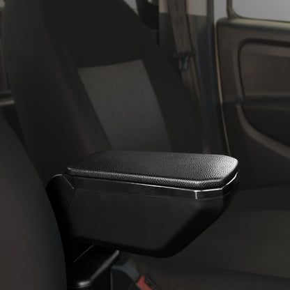 Accoudoir Central pour Renault Clio (4) 2013-2023 Console de Rangement Compartiment Similicuir NOIR