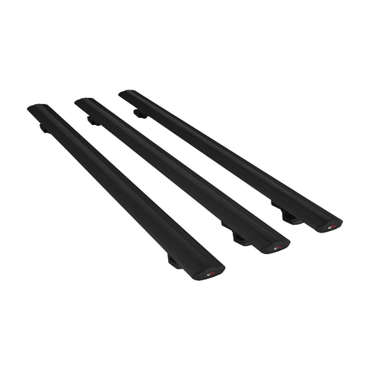 Compatible avec Dacia Duster (HS) Post-Facelift 2014-2017 BASIC Model Barres de Toit Railing Porte-Bagages de Voiture Noir Aluminium 3 Barres