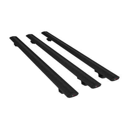 Compatible avec Kia Ceed (ED) Break Post-Facelift 2009-2012 BASIC Model Barres de Toit Railing Porte-Bagages de Voiture Noir Aluminium 3 Barres