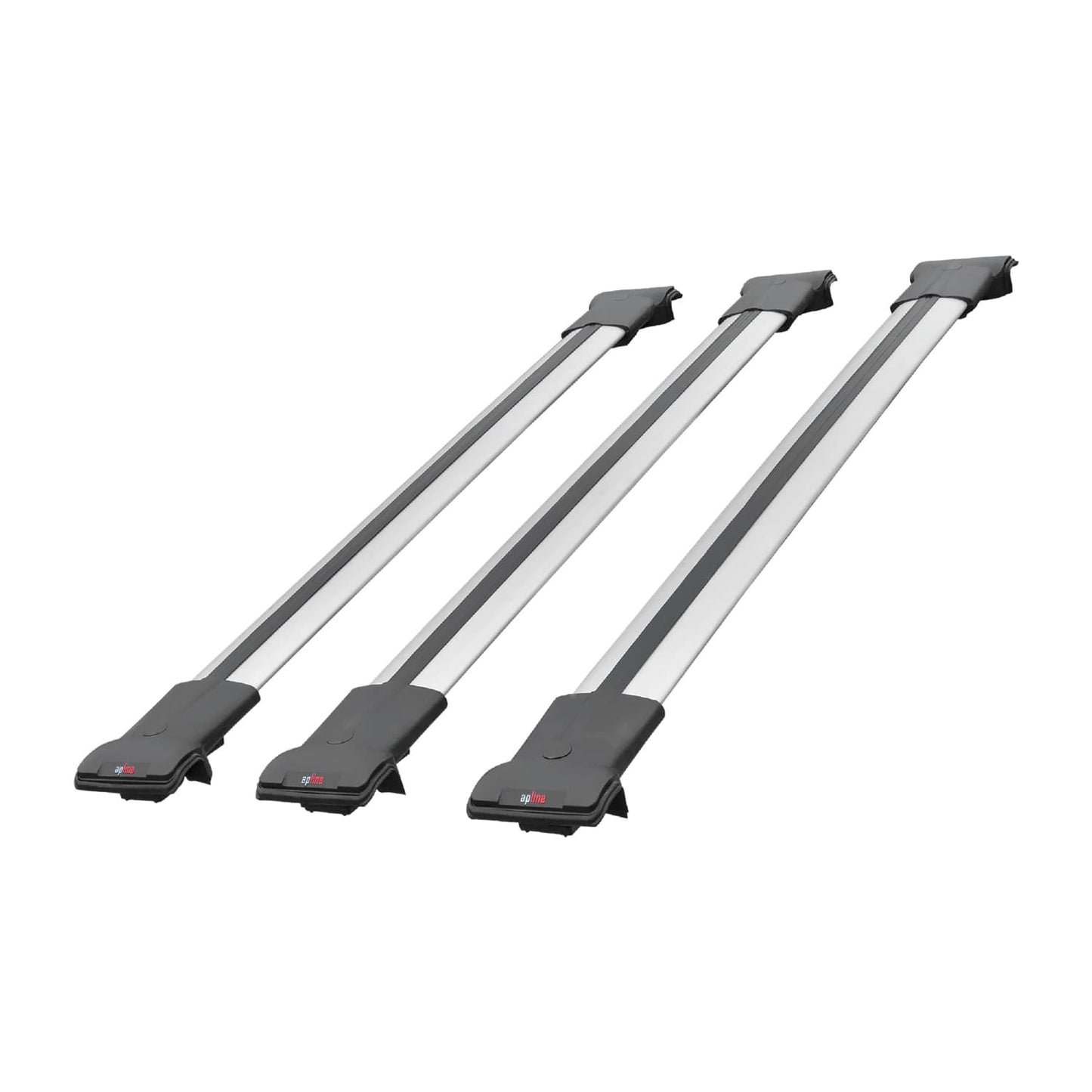 Compatible avec Kia Stonic 2017-2025 FLY Model Barres de Toit Railing Porte-Bagages de Voiture Gris Aluminium 3 Barres