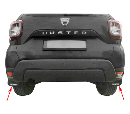 Compatible avec Dacia Duster 2 (HM) 2018-2024 Jeu de Bavettes Garde-boue Avant et Arrière de Voiture 4 Pcs Noir